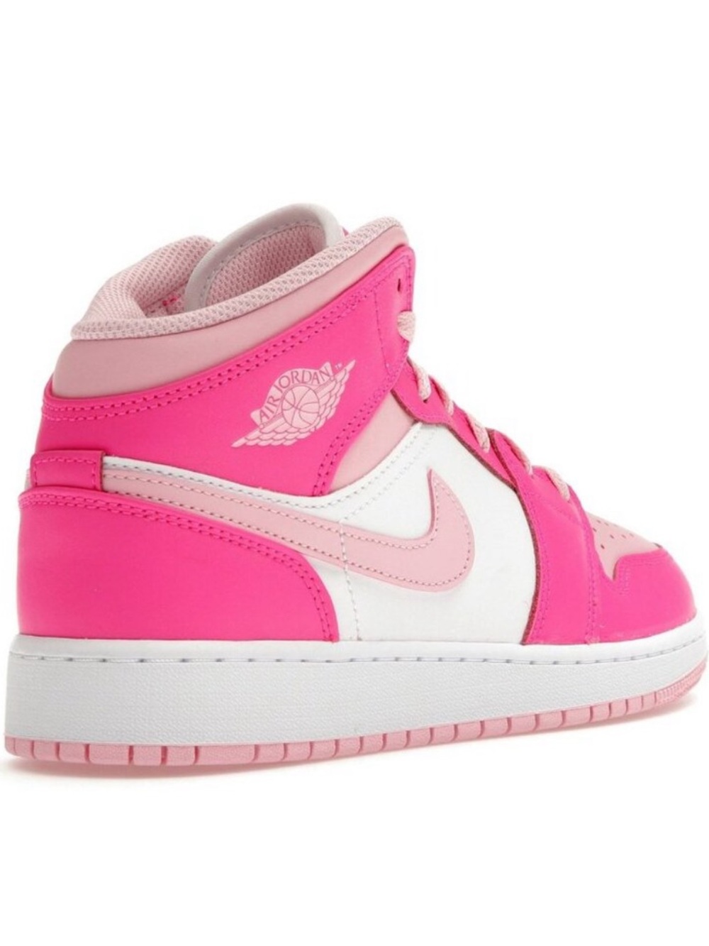 Nike Air Jordan 1 Mid White Fierce Pink - Picture 2 of 16